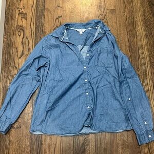 Denim button up